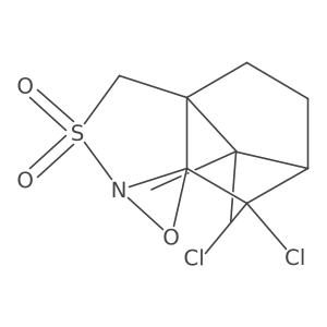 (6R,8S)-7,7-Dichloro-11,11-dimethyl-5-oxa-3lambda6-thia-4-azatetracyclo[6.2.1.01,6.04,6]undecane 3,3-dioxide结构式