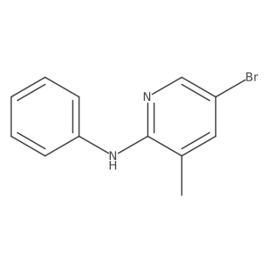 5-bromo-3-methyl-N-phenylpyridin-2-amine Structure