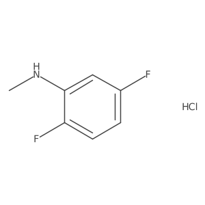 2,5-difluoro-N-methylaniline hydrochloride Structure