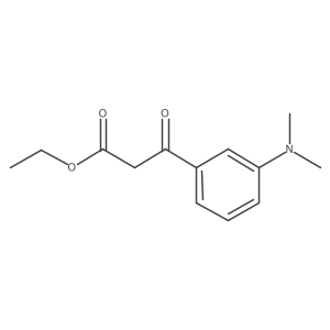 Ethyl 3-(3-(dimethylamino)phenyl)-3-oxopropanoate Structure