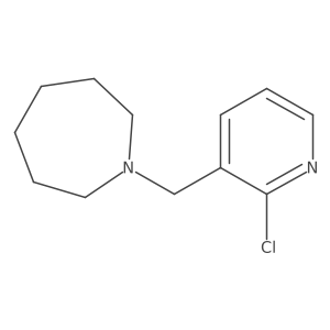1-[(2-Chloropyridin-3-yl)methyl]azepane结构式
