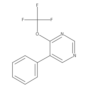 5-Phenyl-4-(trifluoromethoxy)pyrimidine Structure