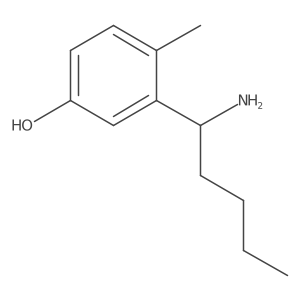 (R)-3-(1-Aminopentyl)-4-methylphenol Structure