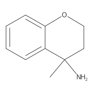 4-Methyl-3,4-dihydro-2H-1-benzopyran-4-amine结构式