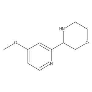 3-(4-Methoxypyridin-2-yl)morpholine结构式