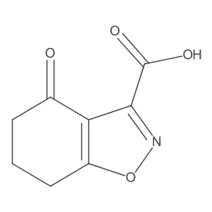 4-Oxo-4,5,6,7-tetrahydro-1,2-benzoxazole-3-carboxylic acid Structure