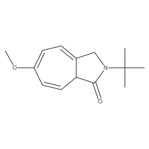 Cyclohepta[c]pyrrol-1(2H)-one, 2-(1,1-dimethylethyl)-3,8a-dihydro-6-methoxy-结构式