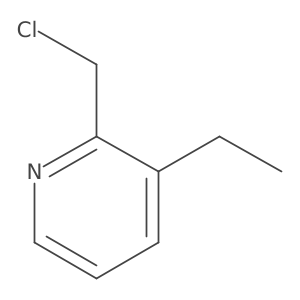 2-(Chloromethyl)-3-ethylpyridine结构式