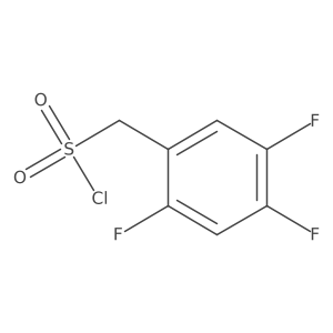 2,4,5-Trifluorobenzylsulfonyl chloride Structure