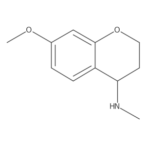 7-methoxy-N-methylchroman-4-amine Structure