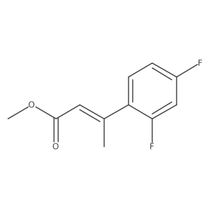 Methyl (2z)-3-(2,4-difluorophenyl)but-2-enoate Structure