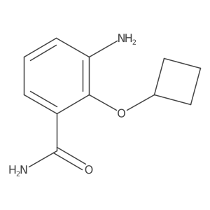 3-Amino-2-cyclobutoxybenzamide结构式