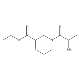 Ethyl 1-(2-aminopropanoyl)piperidine-3-carboxylate Structure