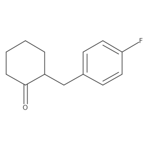 2-(4-Fluorobenzyl)cyclohexanone结构式