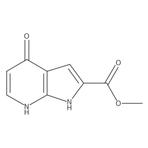 Methyl 4-hydroxy-1H-pyrrolo[2,3-b]pyridine-2-carboxylate Structure