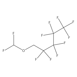 2,2,3,3,4,4,5,5,5-Nonafluoropentyl difluoromethylether结构式