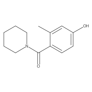 (4-Hydroxy-2-methyl-phenyl)-piperidin-1-yl-methanone Structure