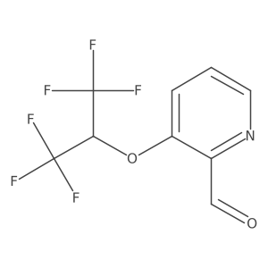 3-(1,1,1,3,3,3-Hexafluoropropan-2-yloxy)picolinaldehyde结构式