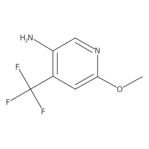 5-Amino-2-methoxy-4-(trifluoromethyl)pyridine结构式