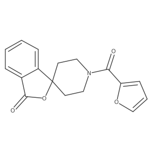 1'-(furan-2-carbonyl)-3H-spiro[isobenzofuran-1,4'-piperidin]-3-one结构式