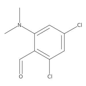 2,4-Dichloro-6-(dimethylamino)benzaldehyde Structure