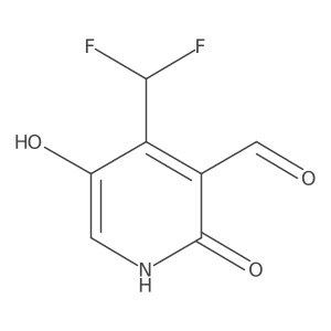 4-(Difluoromethyl)-2,5-dihydroxynicotinaldehyde Structure