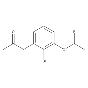 1-(2-Bromo-3-(difluoromethoxy)phenyl)propan-2-one Structure