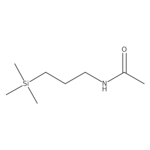 N-[3-(Trimethylsilyl)propyl]acetamide Structure
