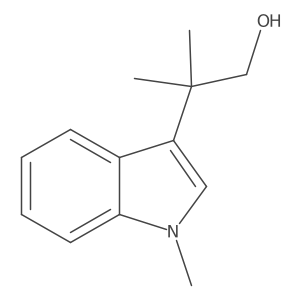 2-methyl-2-(1-methyl-1H-indol-3-yl)propan-1-ol Structure