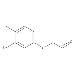 2-(3-Bromo-4-methylphenoxy)acetaldehyde结构式