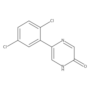5-(2,5-Dichlorophenyl)pyrazin-2-ol结构式