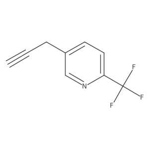 5-Prop-2-ynyl-2-(trifluoromethyl)pyridine结构式