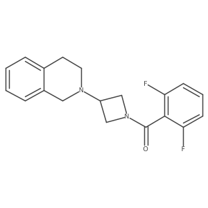 (2,6-difluorophenyl)(3-(3,4-dihydroisoquinolin-2(1H)-yl)azetidin-1-yl)methanone Structure
