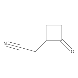 2-(2-Oxocyclobutyl)acetonitrile结构式