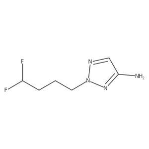 2-(4,4-difluorobutyl)-2H-1,2,3-triazol-4-amine Structure