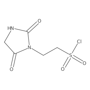 2-(2,5-Dioxoimidazolidin-1-yl)ethane-1-sulfonyl chloride结构式