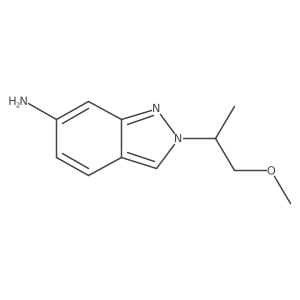 2-(1-methoxypropan-2-yl)-2H-indazol-6-amine Structure
