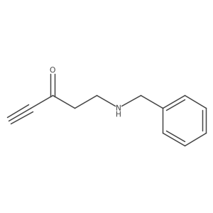 5-(Benzylamino)pent-1-yn-3-one结构式