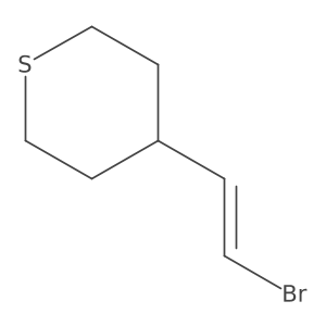 4-(2-Bromoethenyl)thiane Structure