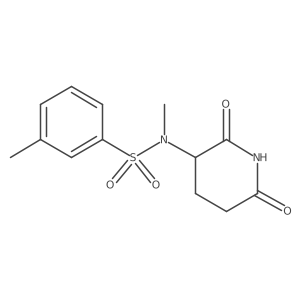 N-(2,6-dioxopiperidin-3-yl)-N,3-dimethylbenzene-1-sulfonamide Structure