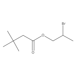 2-Bromopropyl 3,3-dimethylbutanoate结构式
