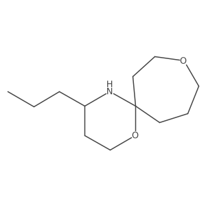 4-Propyl-1,9-dioxa-5-azaspiro[5.6]dodecane Structure