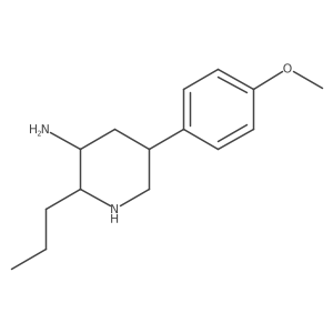 5-(4-Methoxyphenyl)-2-propylpiperidin-3-amine Structure