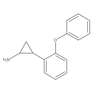 rac-(1R,2S)-2-(2-phenoxyphenyl)cyclopropan-1-amine Structure