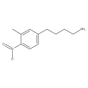 4-(3-Methyl-4-nitrophenyl)butan-1-amine结构式