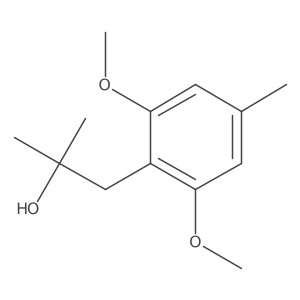 1-(2,6-Dimethoxy-4-methylphenyl)-2-methylpropan-2-ol结构式
