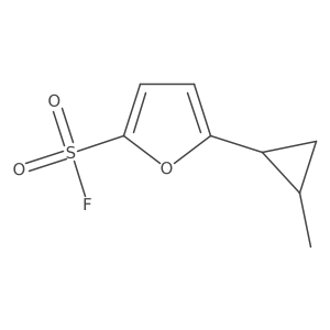 5-(2-Methylcyclopropyl)furan-2-sulfonyl fluoride结构式