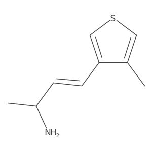 4-(4-Methylthiophen-3-yl)but-3-en-2-amine Structure
