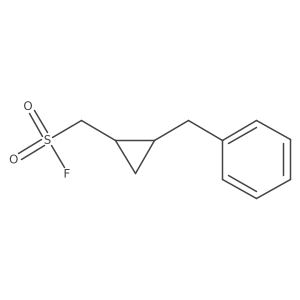 (2-Benzylcyclopropyl)methanesulfonyl fluoride结构式
