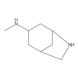 N-methyl-6-azabicyclo[3.2.1]octan-3-amine结构式